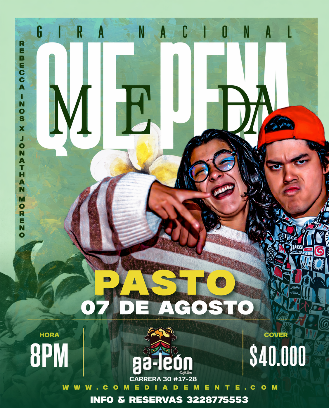 07 AGOSTO - PASTO - REBECA y JONATHAN