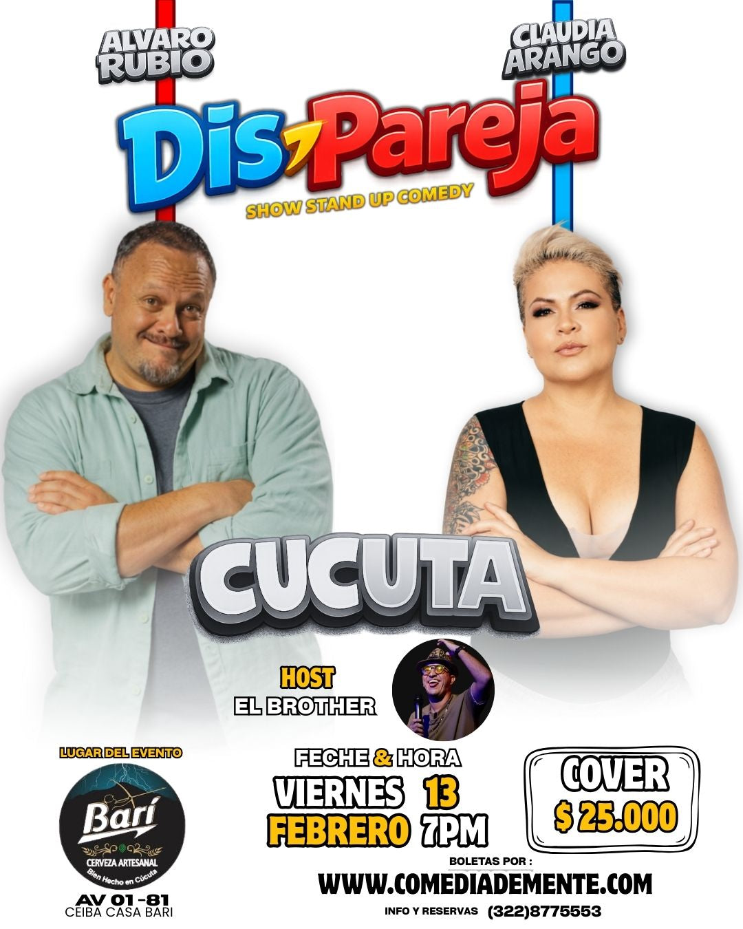 CUCUTA 13 FEBRERO DIS/PAREJA