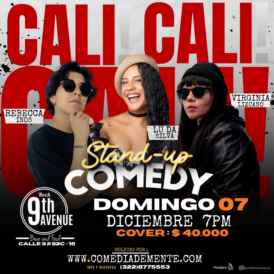 DICIEMBRE 7 CALI    VIRVINIA -REBE -LU DA SILVA