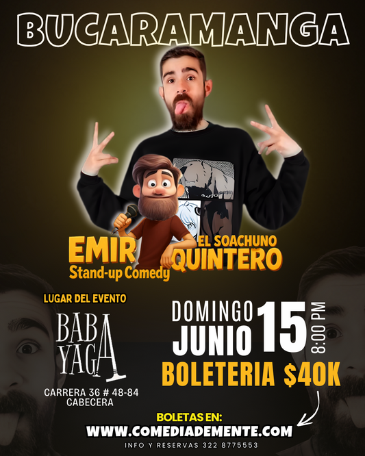 15 JUNIO BUCARAMANGA  EMIR QUINTERO