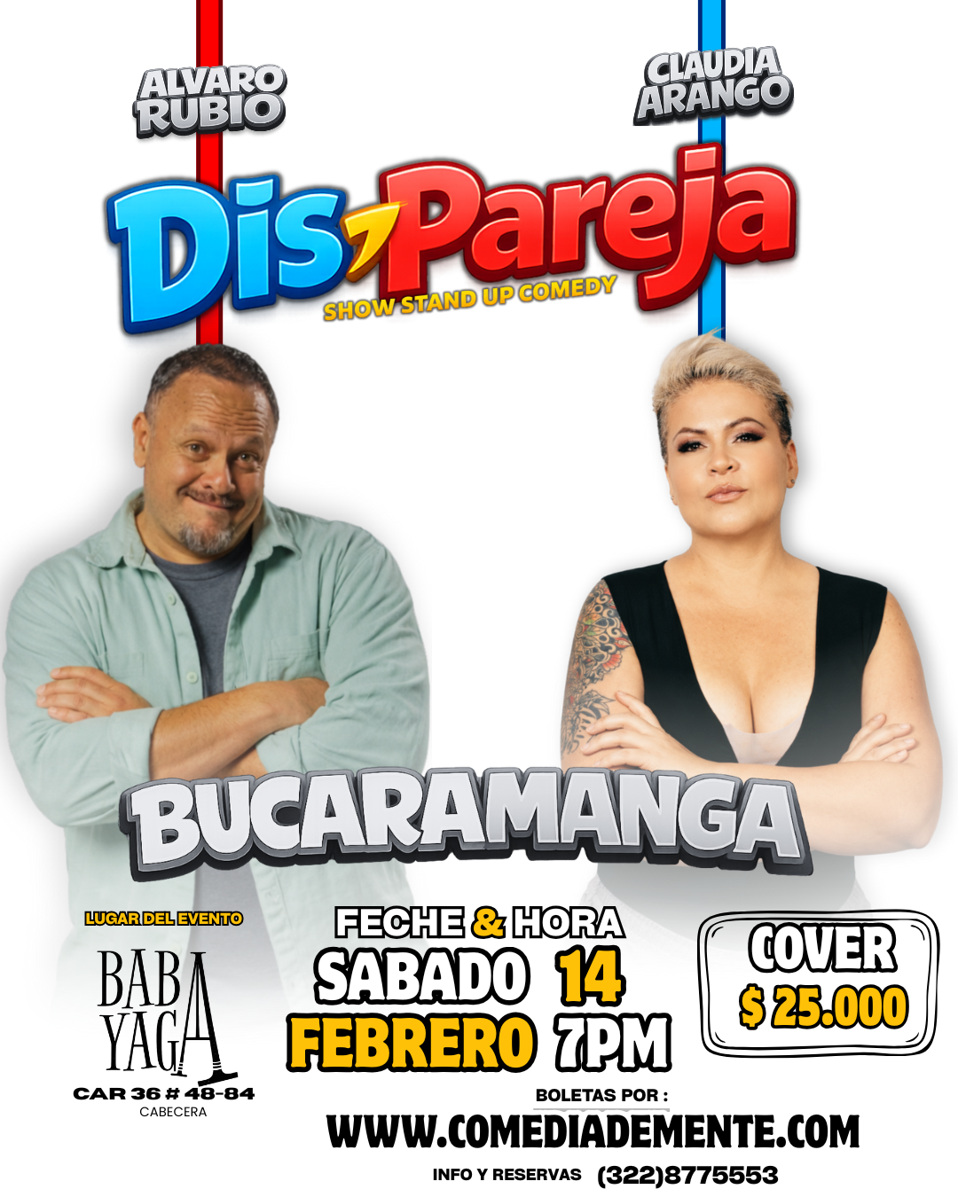 BUCARAMANGA 14 FEBRERO DIS/PAREJA