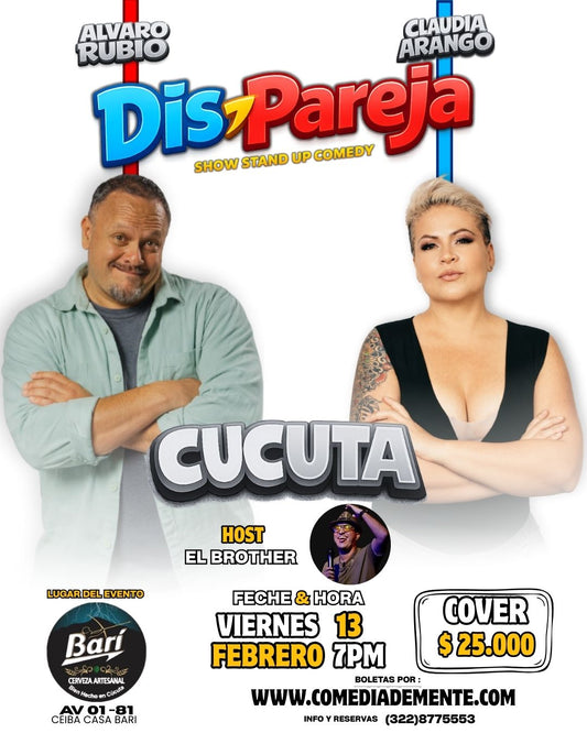 CUCUTA 13 FEBRERO DIS/PAREJA