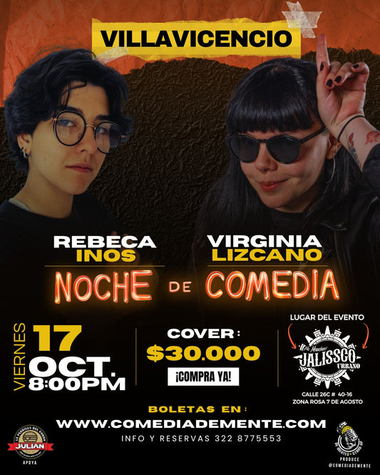 VILLAVICENCIO 17 OCTUBRE  REBBECA & VIRGINIA