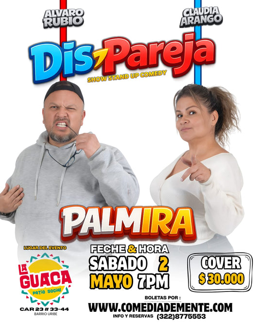 02 MAYO - PALMIRA -DISPAREJA ALVARO y CLAUDIA