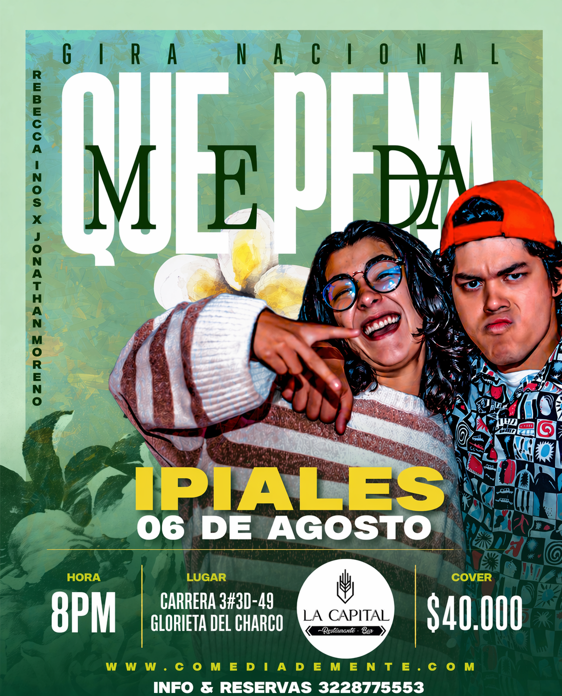 06 AGOSTO -IPIALES  - REBECA y  JONATHAN